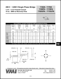 1110UFA Datasheet