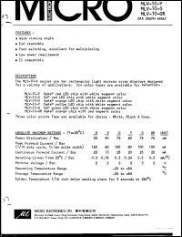 MLV-10-OR Datasheet