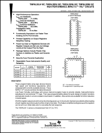TIBPAL20L8-10CFN Datasheet
