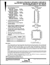 TIBPAL20R4-10MWB Datasheet