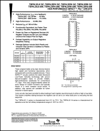 TIBPAL20R6-15CFN Datasheet