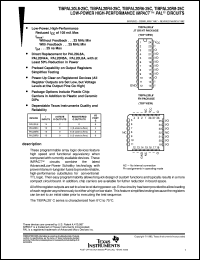 TIBPAL20R8-25CFN Datasheet