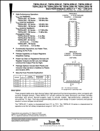 TIBPAL20R4-5CFN Datasheet
