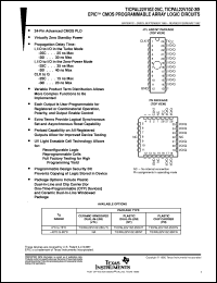 TICPAL22V10Z-25CFN Datasheet