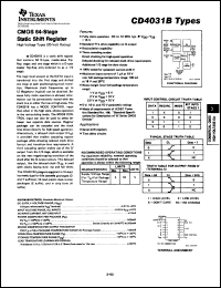CD4031BPWR Datasheet