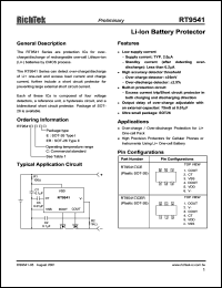 RT9541MCE Datasheet
