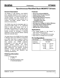 RT9600 Datasheet