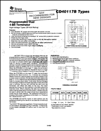 CD40117BE Datasheet