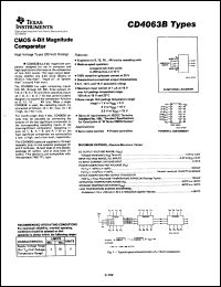 CD4063BPW Datasheet