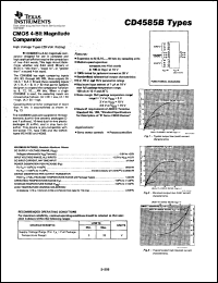 CD4585BPWR Datasheet