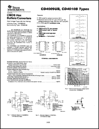 CD4009UBPWR Datasheet