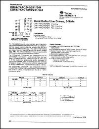 CD74AC244SM Datasheet