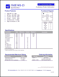 SME901-13-PCB Datasheet