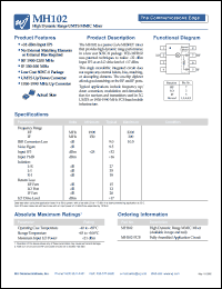 MH102-PCB Datasheet