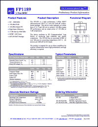 FP1189-PCB-1900 Datasheet