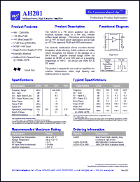 AH201-PCB-900 Datasheet