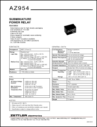 AZ954X-1C-3DS Datasheet