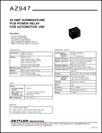 AZ947-1C-12D Datasheet