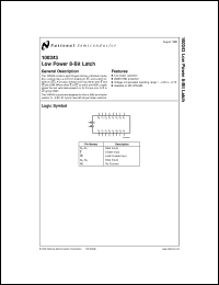 100343FMQB Datasheet