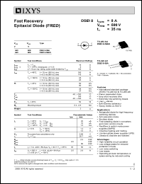DSEI8-06AS Datasheet
