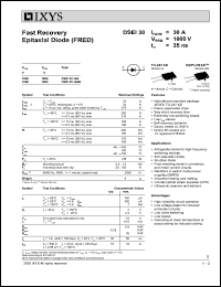 DSEI30-10AR Datasheet