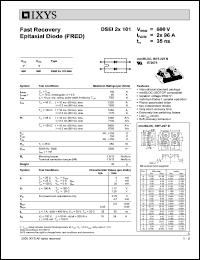DSEI2X101-06A Datasheet