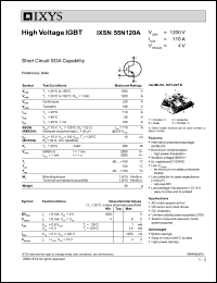 IXSN55N120A Datasheet