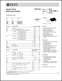 DSDI60-14A Datasheet