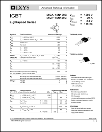 IXGP15N120C Datasheet