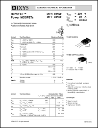 IXFH60N20 Datasheet
