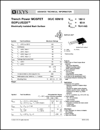 IXUC60N10 Datasheet