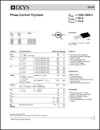 CS20-14IO1 Datasheet