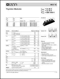 MCC19-12IO1 Datasheet