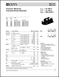 MCD310-12IO1 Datasheet