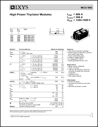 MCO500-14IO1 Datasheet