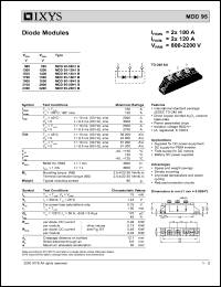 MDD95-20N1B Datasheet