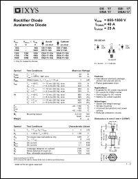 DSA17-18A Datasheet