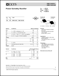 DSS10-01AS Datasheet