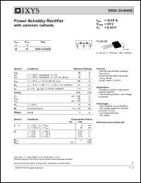DSSK20-0045B Datasheet