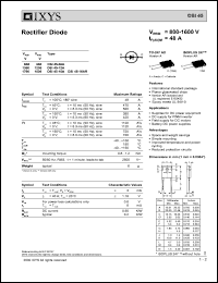DSI45-08A Datasheet