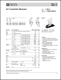 MMO75-16IO1 Datasheet