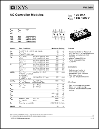 VW2X60-16IO1 Datasheet