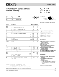 DSEP8-03A Datasheet