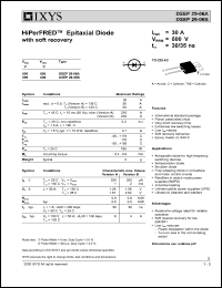 DSEP29-06A Datasheet