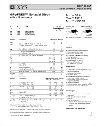 DSEP30-06B Datasheet