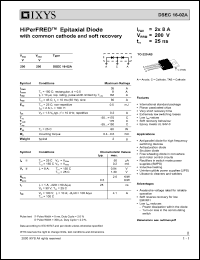 DSEC16-02A Datasheet
