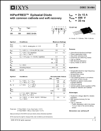 DSEC30-06A Datasheet