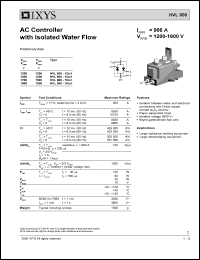 HVL900-16IO1 Datasheet