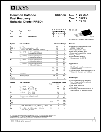 DSEK60-12A Datasheet