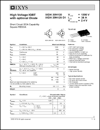 IXDH20N120D1 Datasheet